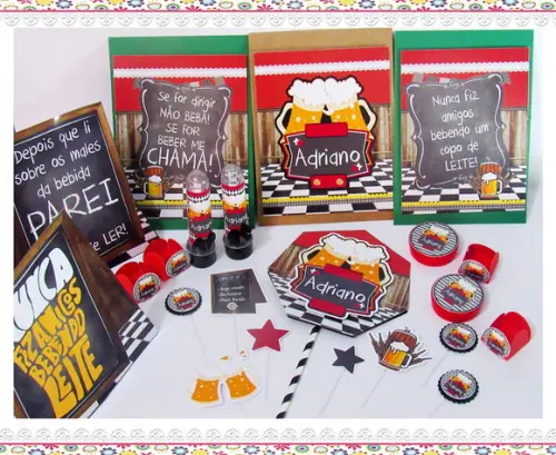 Kit Festa em Casa : É Só Um Bolinho - Chá Bar