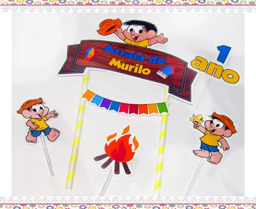Kit Festa em Casa : É Só Um Bolinho - Chico - Bento