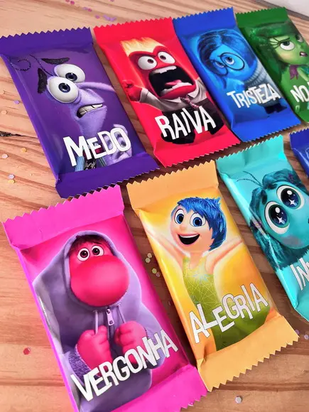 Kit Kat Personalizado Emoções Divertidamente
