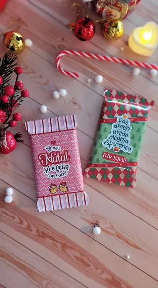 Kit Kat Personalizado Natal