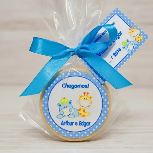 Latinha com Balinhas Chá de Bebê Bichinhos