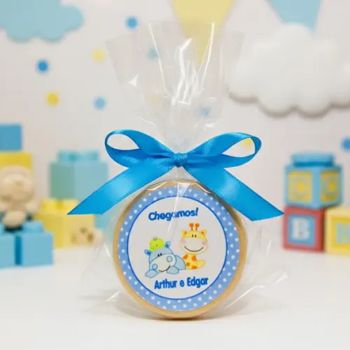 Latinha com Balinhas Chá de Bebê Bichinhos