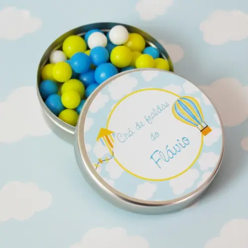 Latinha Personalizada com Balinha Balãozinho