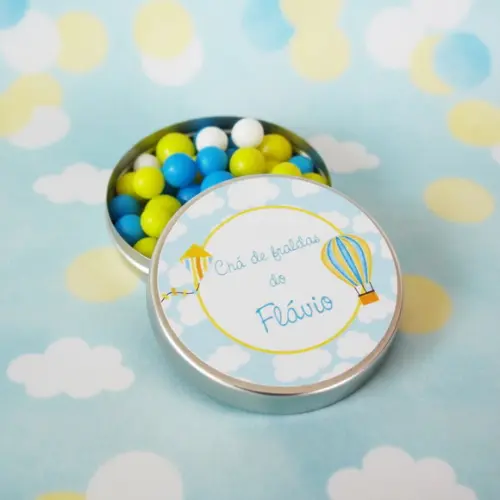 Latinha Personalizada com Balinha Balãozinho