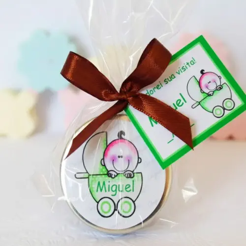 Latinha Personalizada com Balinhas Chá de Bebê