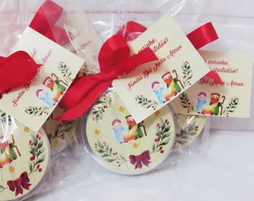 Latinha Personalizada com Balinhas Natal