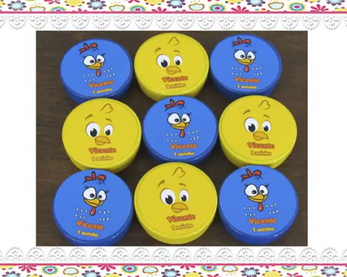 Latinha Personalizada Galinha Pintadinha