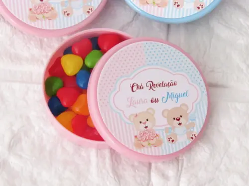 Latinhas Personalizadas Chá Revelação