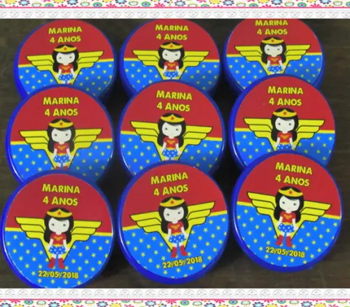 Latinhas Personalizadas Mulher Maravilha