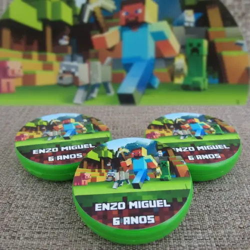 Latinhas Personalizadas Minecraft