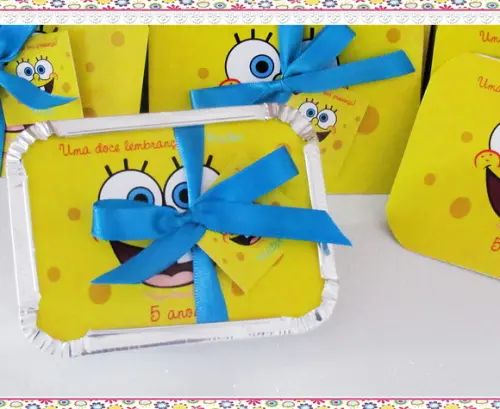 Marmitinha Personalizada Bob Esponja