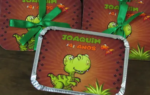 Marmitinha Personalizada Dinossauro
