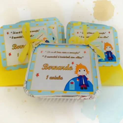 Marmitinha Personalizada Pequeno Príncipe