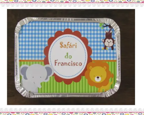 Marmitinha Personalizada Safari