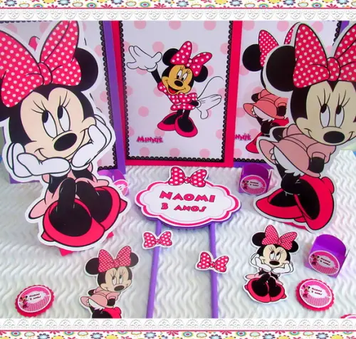 Mini Kit Festa em Casa : É Só Um Bolinho : Minnie