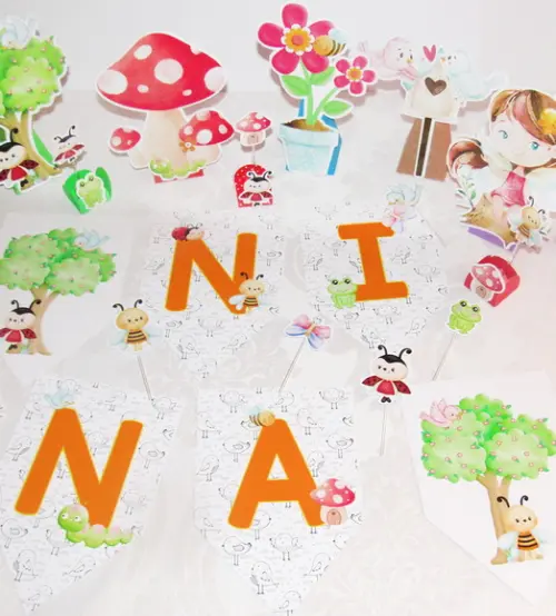 Mini Kit Festa em Casa : É Só Um Bolinho : Jardim Encantado