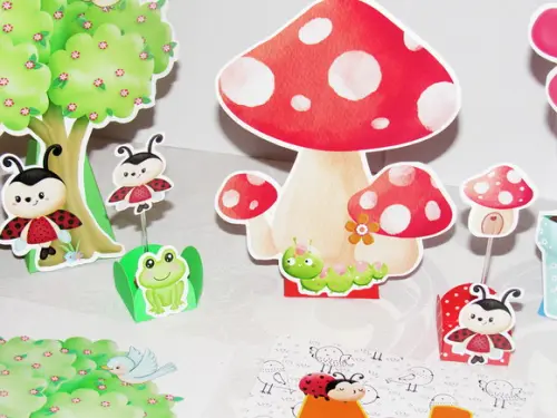 Mini Kit Festa em Casa : É Só Um Bolinho : Jardim Encantado