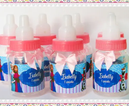 Mini Mamadeira Personalizada Frozen