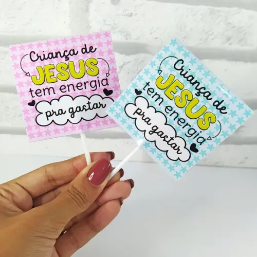 Pirulito Personalizado Brinde Dia das Crianças