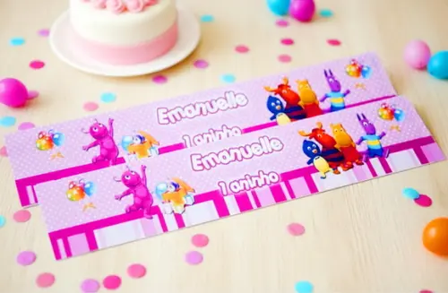 Rótulo de Refrigerante ou Água Backyardigans