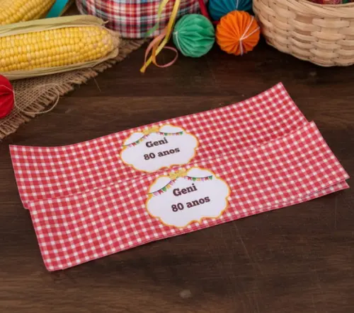 Rótulo de Refrigerante ou Água Festa Junina
