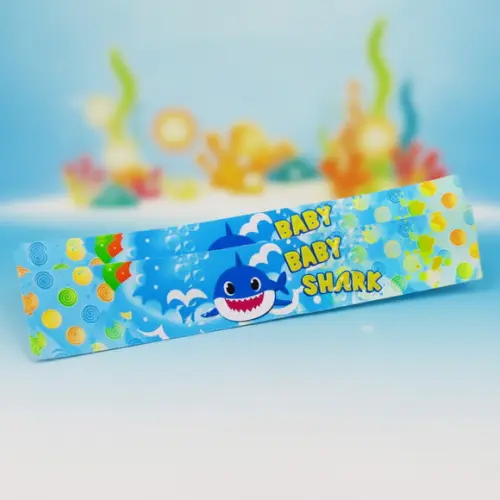 Rótulo Garrafinha de Refrigerante ou Água Baby Shark