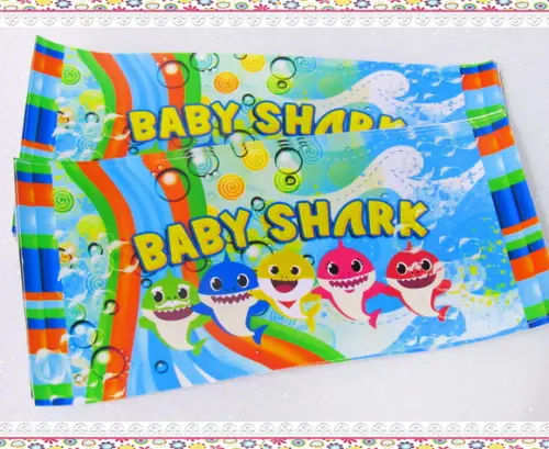 Rótulo para Cofrinho Baby Shark