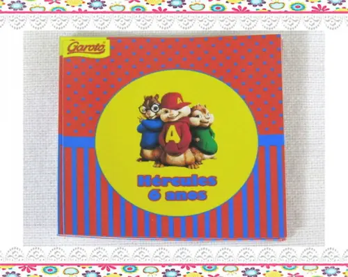 Rótulo Personalizado para Baton Alvin e os Esquilos