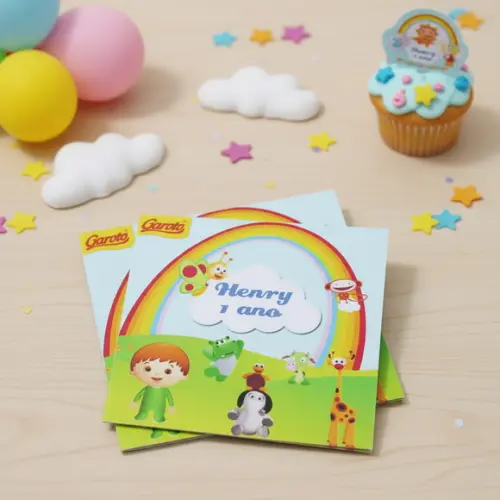 Rótulo Personalizado para Baton Baby Tv