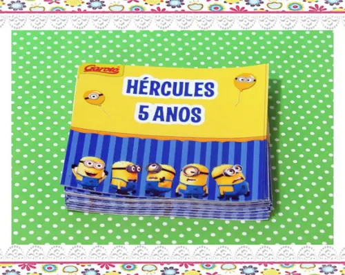 Rótulo Personalizado para Baton Minions