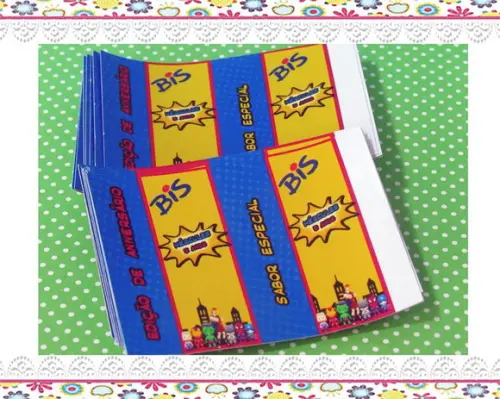 Rótulo Personalizado para Bis Super Heróis