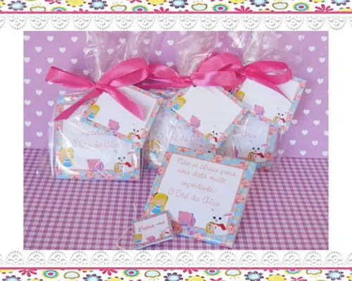 Sachê de Chá Personalizado Chá de Bebê Alice