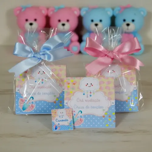 Sachê de Chá Personalizado Chá Revelação
