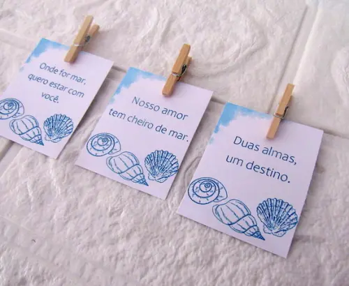 Tag para Drinks com Mini Pregadores