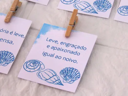 Tag para Drinks com Mini Pregadores
