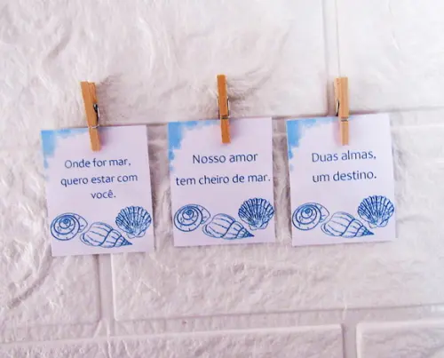 Tag para Drinks com Mini Pregadores