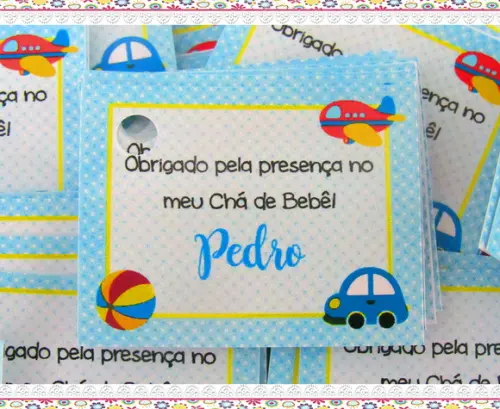 Tag para Lembrancinha Brinquedos