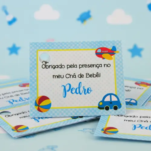 Tag para Lembrancinha Brinquedos