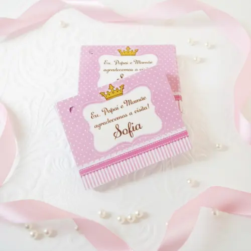 Tag para Lembrancinha Coroa Realeza