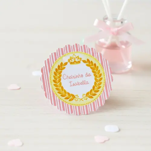 Tag para Lembrancinha Coroa Realeza