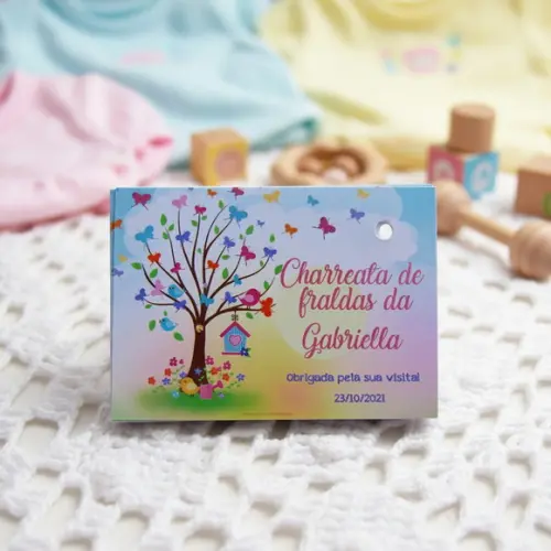 Tag para Lembrancinha Jardim Encantado