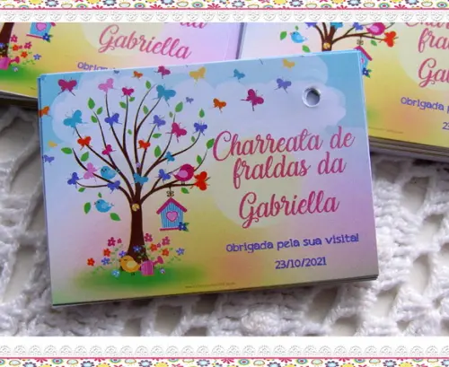 Tag para Lembrancinha Jardim Encantado