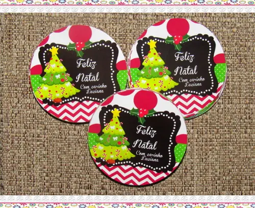 Tag para Lembrancinha Natal - Pinheirinho