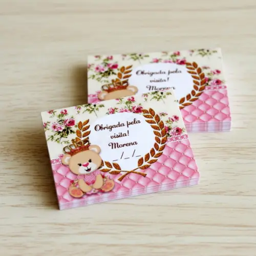 Tag para Lembrancinha Ursinha Princesa
