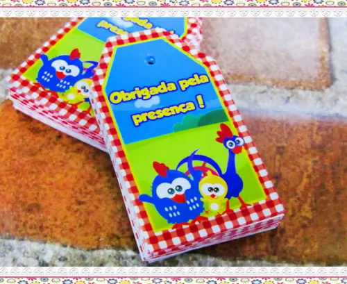 Tag Personalizada Galinha Pintadinha