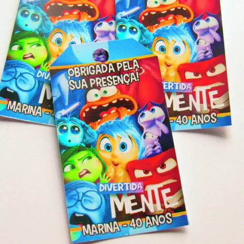 Tag Personalizada para Lembrancinha Divertidamente
