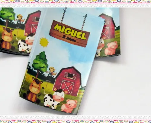 Tag Personalizada para Lembrancinha Fazendinha