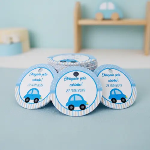 Tag Personalizada para Lembrancinha Fusquinha