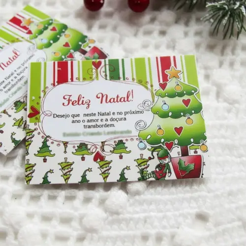 Tag Personalizada para Lembrancinha Natal