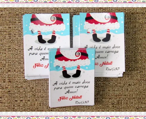 Tag Personalizada para Lembrancinha Natal